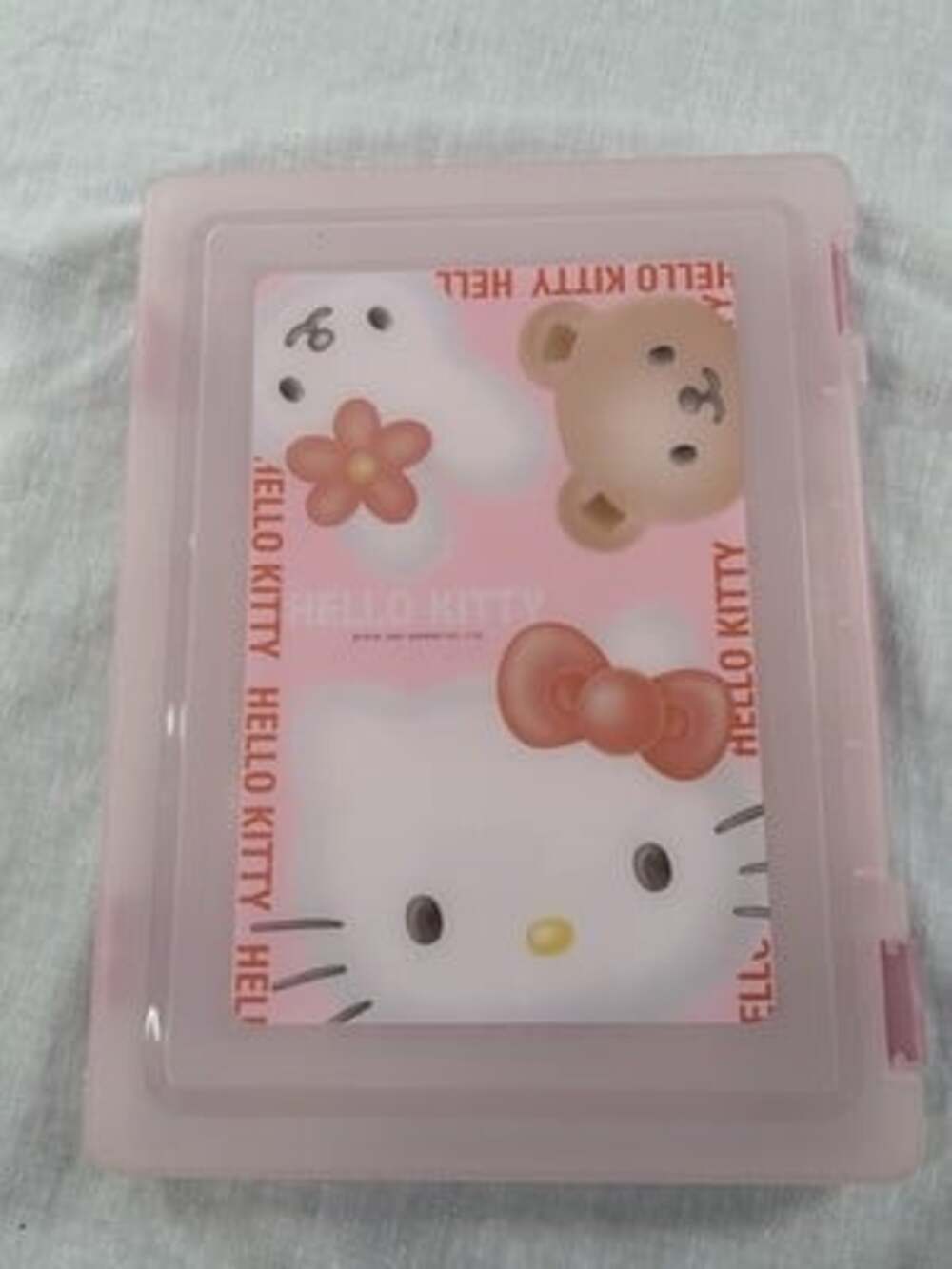 Sanrio Hello Kitty Vintage 2001 Transparent Case Large